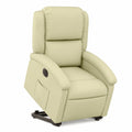 Poltrona reclinabile elettrica in pelle con supporto alzapersone, 71 x 87 x 99 cm, ideale per soggiorno e camera da letto